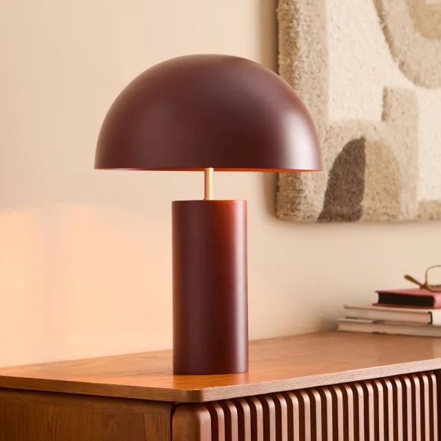 Studio LIVIT tafellamp Kato (Ø30 cm) Aubergine