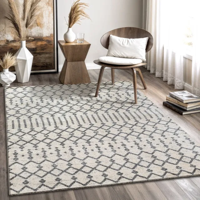 Muratap Boho Nomade Laagpolig Vloerkleed Crème- 200x290 CM Creme