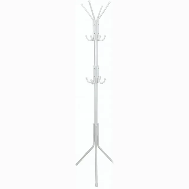 Hoppa! Staande kapstok - 12 haken - wit - ijzer - 45 x 45 x 183 cm (B x D x H)