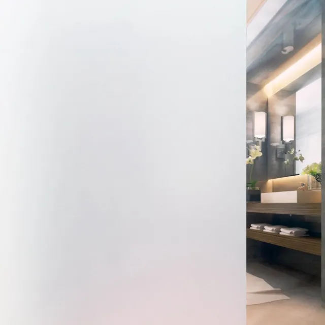 Simple Fix Raamfolie Melkglas 90x300 cm - Geschikt voor HR++/HR+++ glas - Zelfklevend zonder Lijm - Statische Plakfolie - Anti Inkijk - Zonwerend & Isolerend