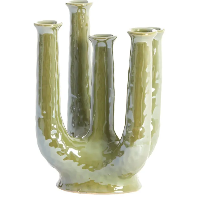 Light & Living vaas Leonjo (20x14x25 cm) groen