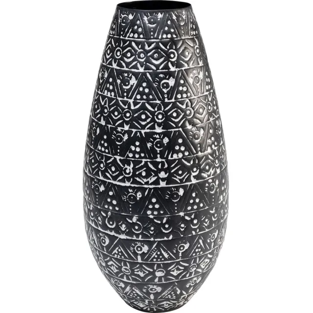 Kare Design Vaas Sketch zwart wit 41cm Kare Design Zwart-wit