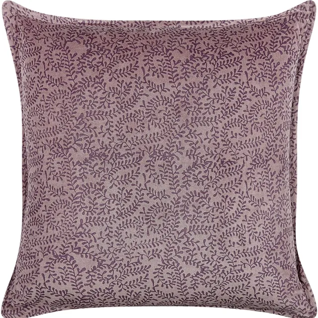 Beliani KALMIA - Sierkussen - Roze - 45 x 45 cm - Fluweel