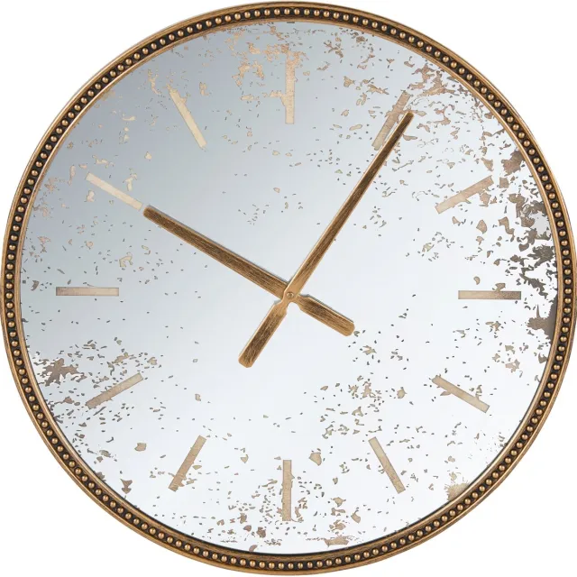Beliani FROISSY - Wandklok - Goud - Synthetisch materiaal