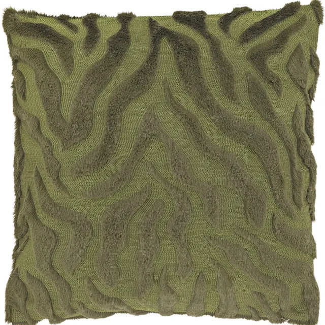 Unique Living Sierkussen Fenna 45x45cm - Winter Green Groen