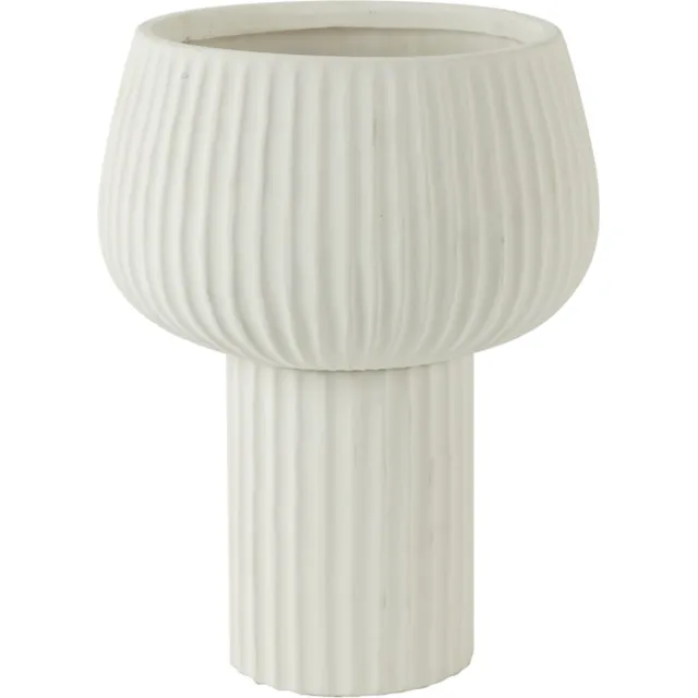 Light & Living Vaas FEYA - Ø27.5x36cm - Wit