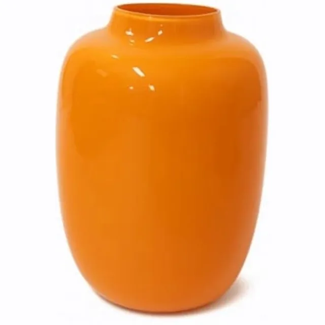 Vase The World Vaas Artic | Licht Oranje | Small | Ø21 x H29 cm