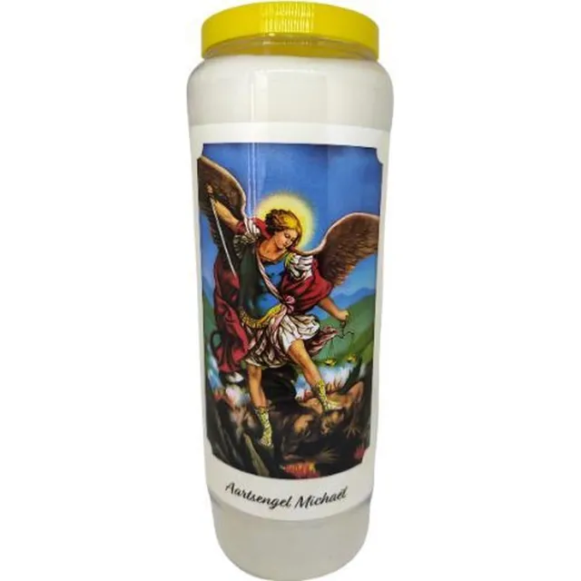 noveenkaars Aartsengel Michael - Noveenkaars - 9 dagen brander (5 stuks) Wit