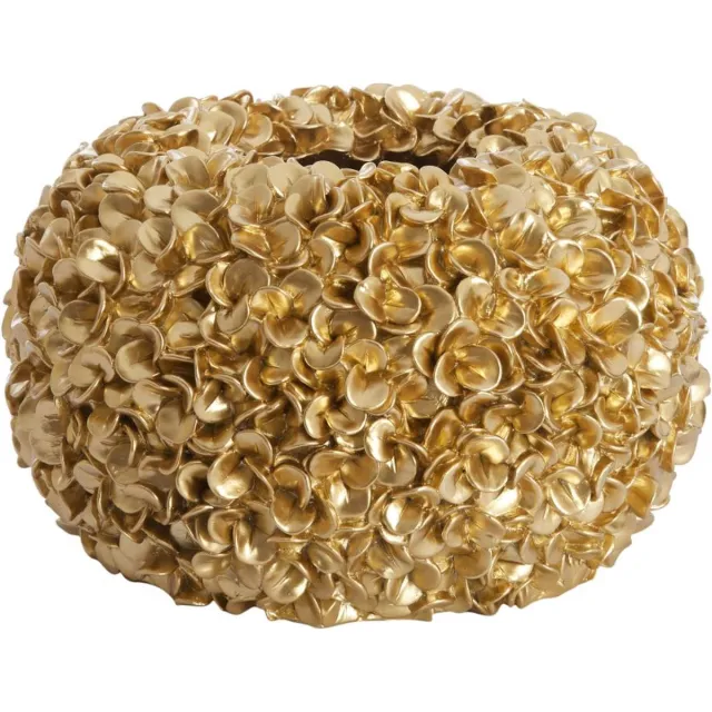 Light & Living Vaas Phylia - Goud - Ø38cm - Synthetisch-Kunststof - Modern - Bloemenvaas - Woondecoratie - Decoratieve vaas voor woonkamer of slaapkamer
