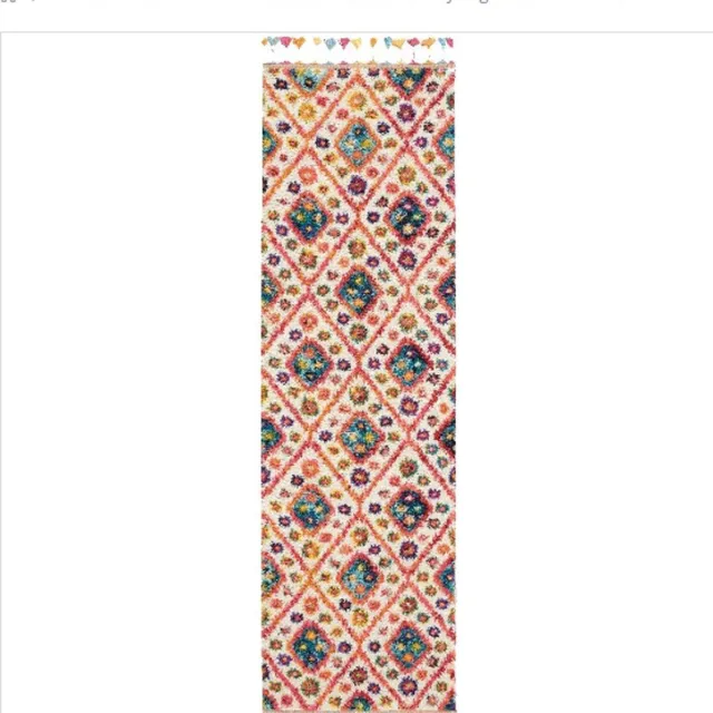 Nourison Vloerkleed 'Nomad NMD03' - Multicolor/Veelkleurig - 66x182 cm