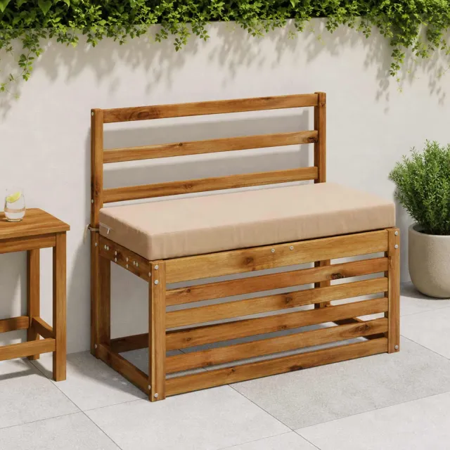 vidaXL Bankkussen SOEST 100% Polyester Zand 60 x 40 x 8 cm Grijs
