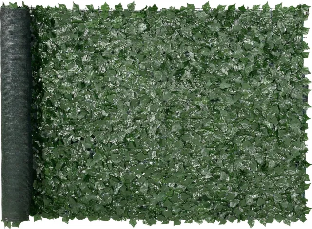 Vevor Kunstmatige Klimopblad Tuin Privacyscherm Haagschutting 1500x3000mm Groen