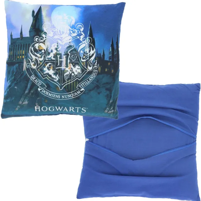 Warner Bros Games Sierkussen - Warner Bros. Kussen Harry Potter 40 X 40 Cm Polyester Blauw Blue / Black