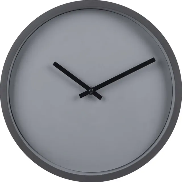 SensaHome Wandklok Berlin - Moderne Minimalistische Design Ronde Klok - Nordic Stijl - Ø30cm - Grijs