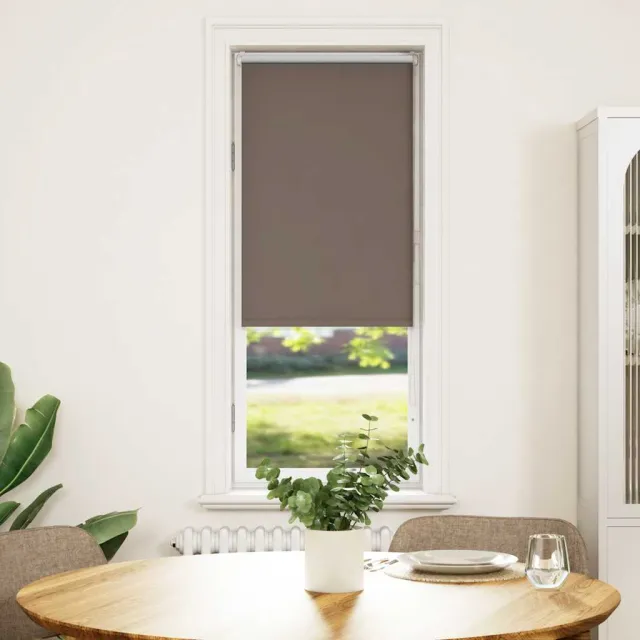 vidaXL Rolgordijn verduisterend koffie 60x130 cm stofbreedte 55,7 cm Bruin