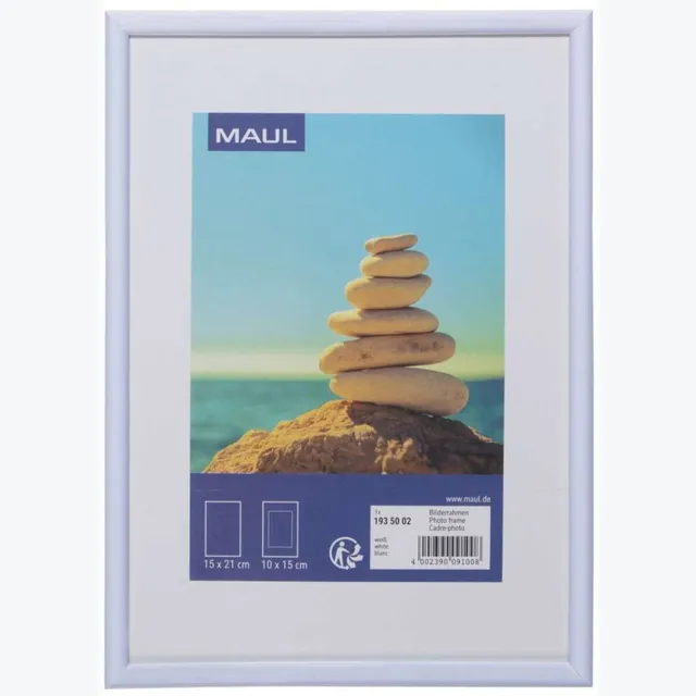 Maul Fotolijsten MAULart kunststof 15 x 21 cm, ca. A5 wit