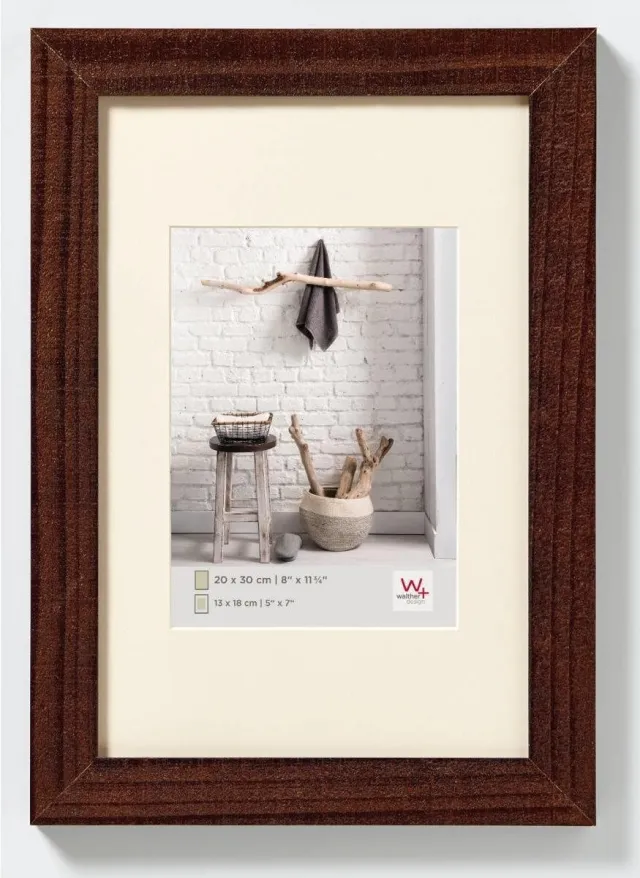 Walther Home - Houten lijst - Fotoformaat 13x18 cm - Walnoot