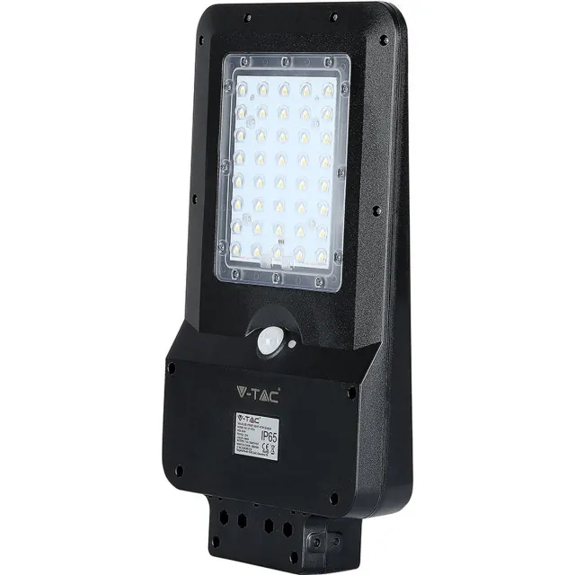 V-TAC VT-ST15 Solar Verlichting Straatverlichting 15W 1600lm 4000K IP65 Zwart VT-ST15