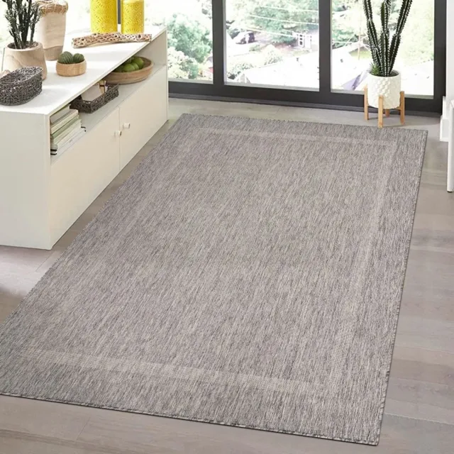 TapisTrend Buiten- en terraskleden Grijs 200x290 cm Binnen- en buitenkleed, polypropyleen, voor keuken, balkon, duurzaam