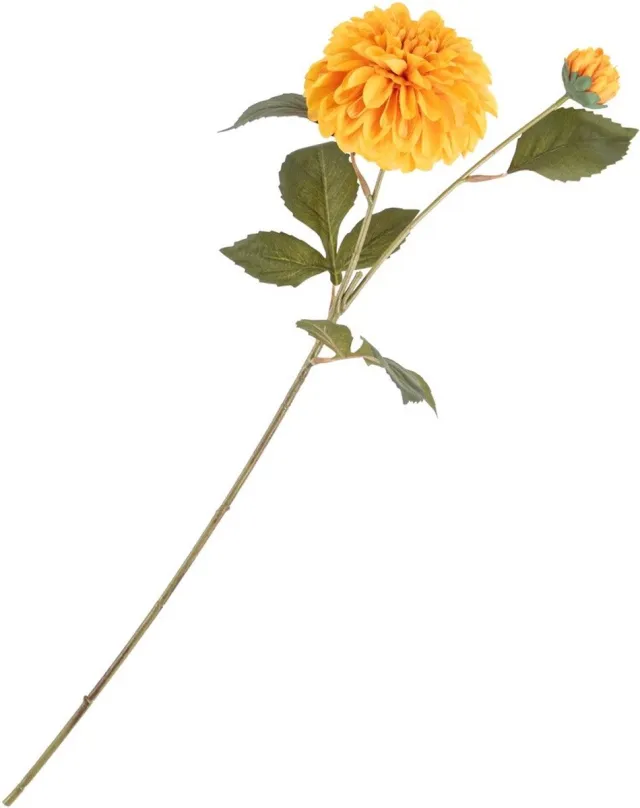homebound by ky Kunstbloem dahlia oranje | 63cm | kunsttak