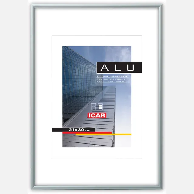Icar Aluminium Fotolijst ALU FSM Zilver 10x15 cm
