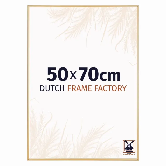 Dutch Frame Factory Fotolijst 50x75 cm - Aluminium - Goud Vintage - Kampen