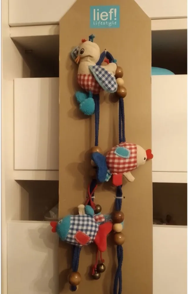 Lief! Lifestyle Garland Bird blue - 100 cm Blauw