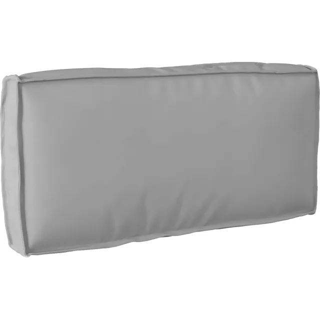 vidaXL Kussen Oxford Stof Grijs 80 x 40 x 12 cm