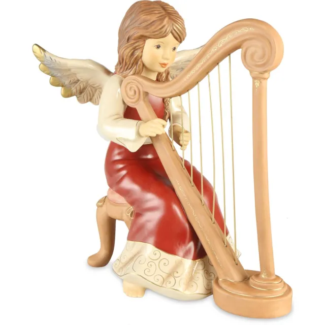 Goebel Kerst | Decoratief beeld Zachte melodie| Aardewerk - 36cm - Limited Edition Divers