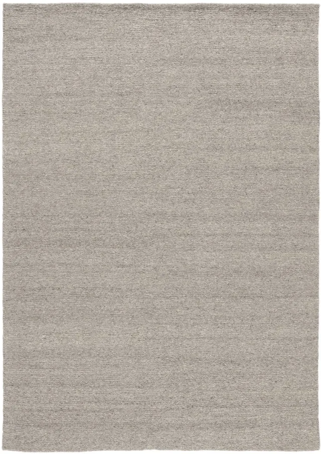 Lino Sera Grey Sumack Tapijt 170x240cm - 100% Handgesponnen Wol - Authentiek Vlakgeweven Vloerkleed – Natuurlijke Grijstint – Laagpolig Luxe Tapijt voor Woonkamer, Eetkamer of Slaapkamer