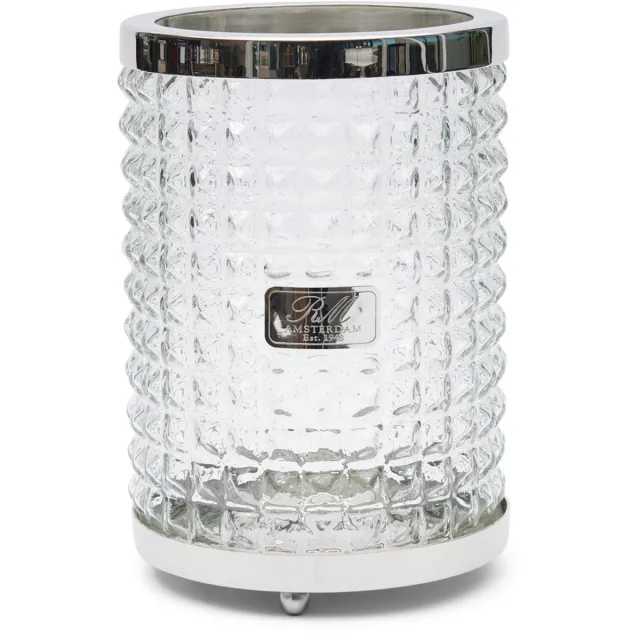 Riviera Maison Taylor Hurricane - Aluminium, Glas - Transparant - 20.0x20.0x30.0 cm