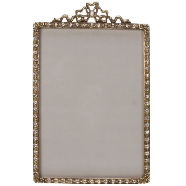 MEA Fotolijstje Strass – Antiek Goud – 13×21×2 cm – Elegant & Decoratief Zie foto