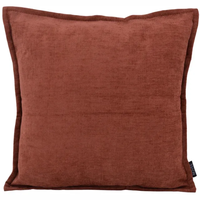 NOVÉE Chenille Piped Roest Kussenhoes | 45 x 45 cm | Polyester