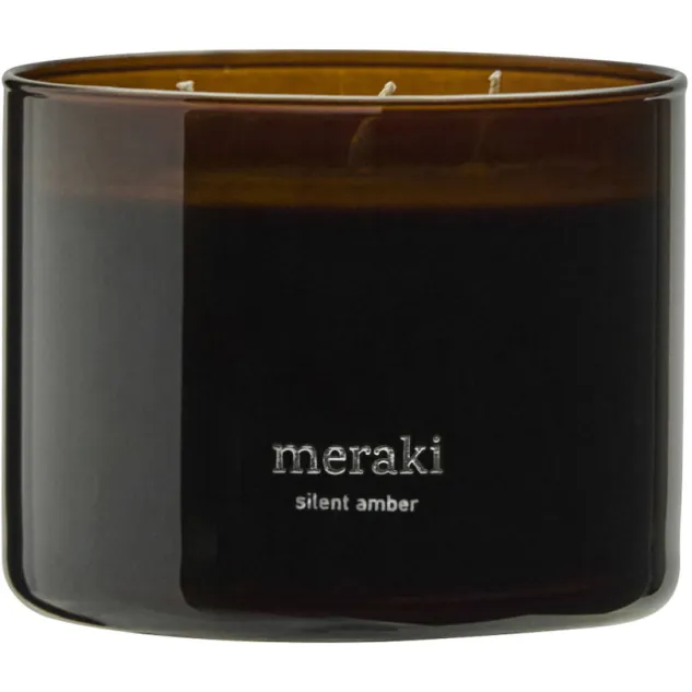 Meraki geurkaars Silent Amber (340 g) Bruin