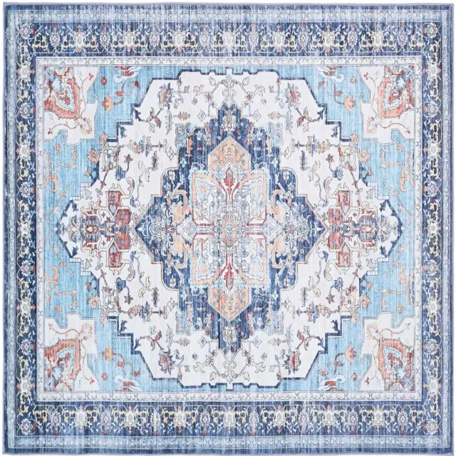 vidaXL Tapijt - ORIZ - Meerkleurig - 240 - x - 240 - cm - 100% - Polyester