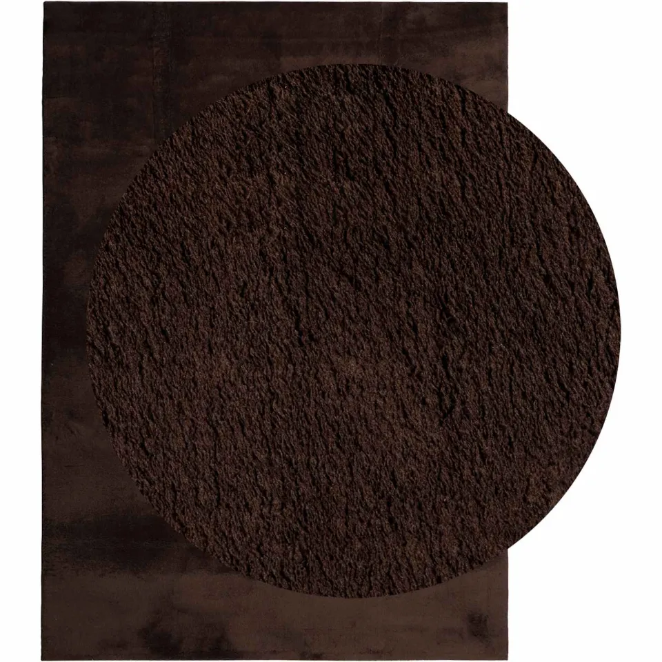 vidaXL Medium pile zachte en wasbare tapijt HUARTE Bruin 200 x 280 cm
