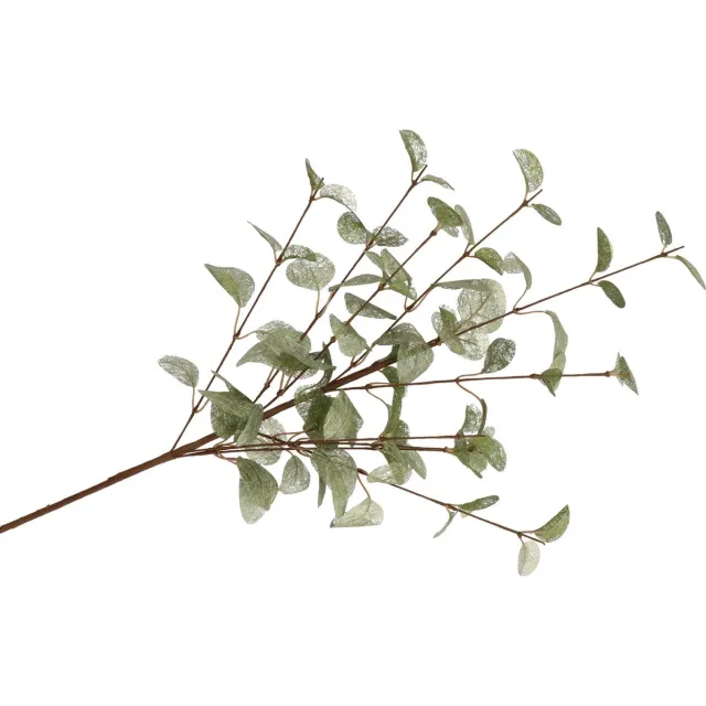 DK design Kunstbloem Eucalyptus tak Silk - 72 cm - groen - losse steel - Kunst zijdebloemen Jade groen