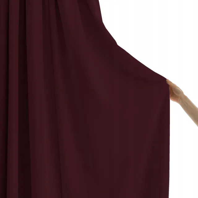 PRESTIQUA Verduisterende Gordijnen voor de Woonkamer - Rood - 240x205 cm