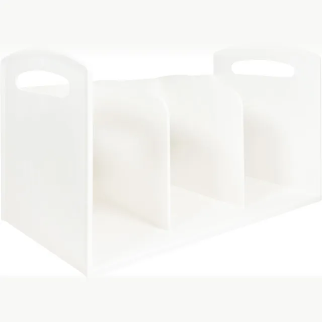 QUVIO Boekensteun met pennenhouder / Boekenhouder / Bookstand / Book holder / Boekenstandaard - Wit