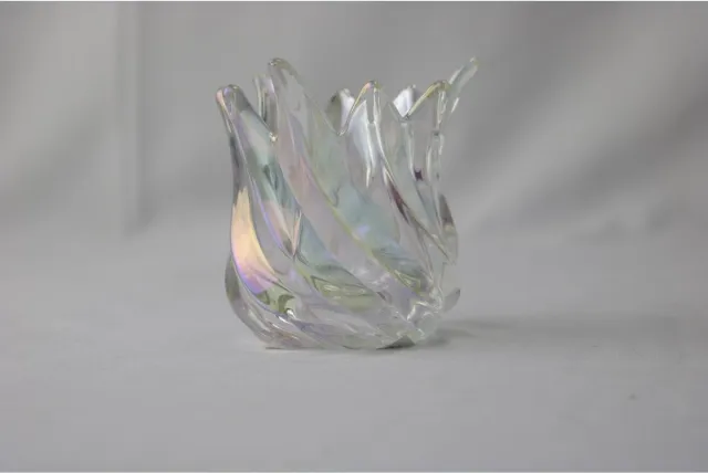 Mansion Atmosphere Waxinelichthouder tulp wit 9x9x9,3cm
