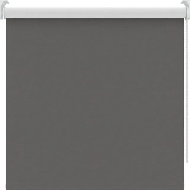 Decosol Rolgordijn Verduisterend - Linnenlook Antraciet (3664) - 210 x 190 cm