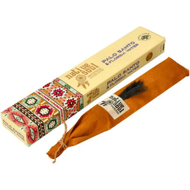 Native Soul Wierook Native Soul Palo Santo & Florida Water (3 stuks) Bruin
