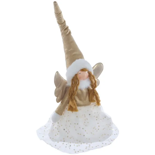 Atmosphera Créateur d'intérieur® CREST FEE ETL BL/G 34CM Blanc