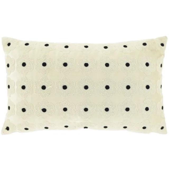 Unique Living Sierkussen Mona - Dove White - 30x50cm Wit