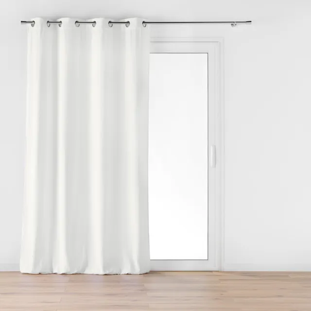 Douceur d intérieur Douceur d'intérieur - Gordijn met ringen MIKA, 140 x 260 cm Wit
