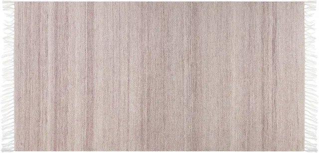 Beliani MALHIA - Vloerkleed - Lichtrood - 80 x 150 cm - Synthetisch materiaal