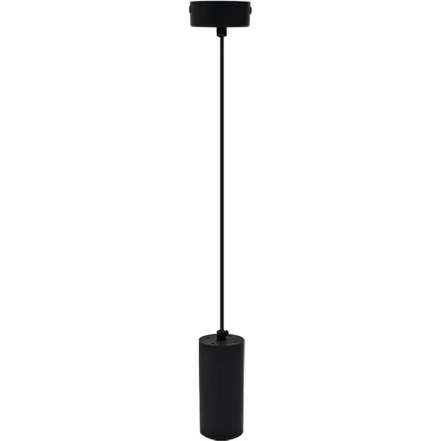 Lightexpert Hanglamp Zwart - GU10 fitting - 1 stuk - Dimbaar en 1.5 meter kabel