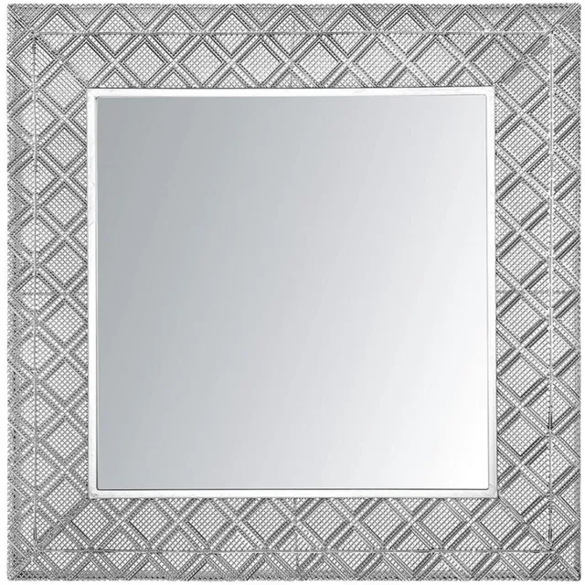 Beliani EVETTES - Wandspiegel - Zilver - Staal