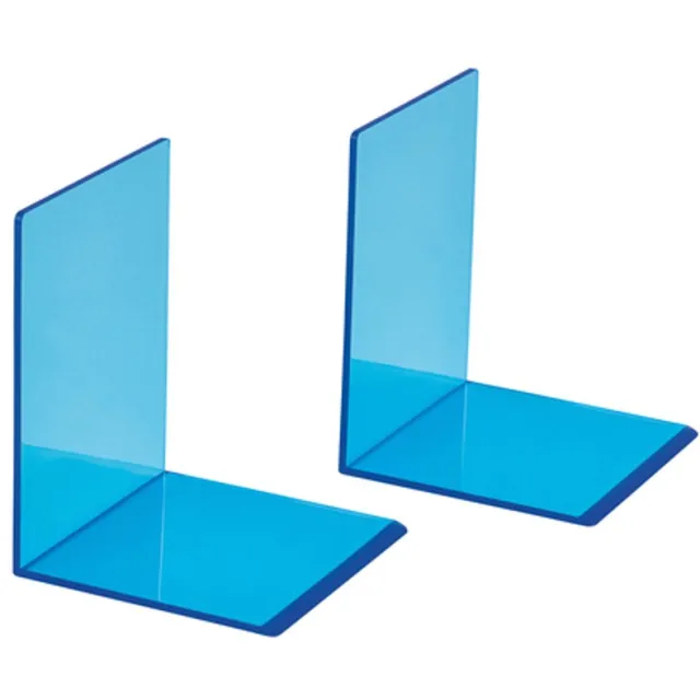 Maul Boekensteun maul 10x10x13cm acryl neon blauw | 10 stuks