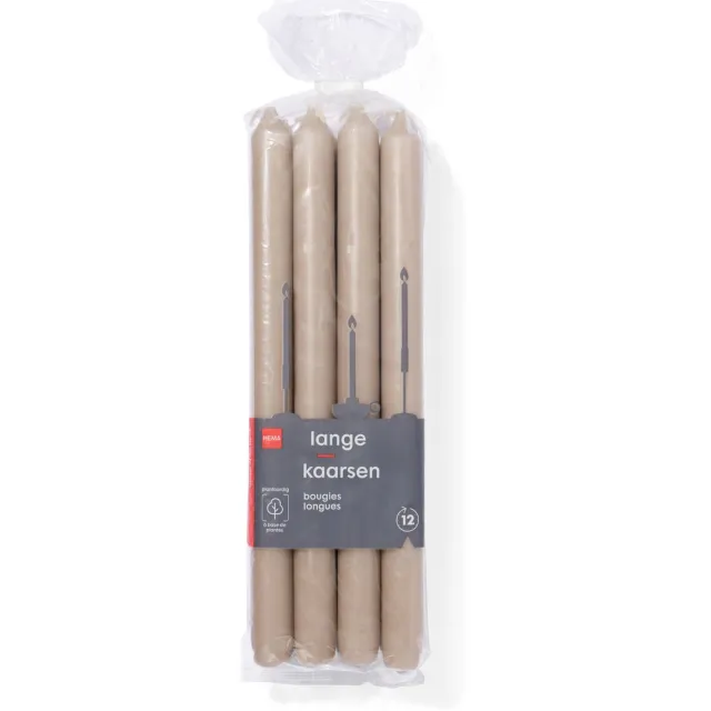 HEMA Lange huishoudkaars Ø2.2x29 naturel (naturel)